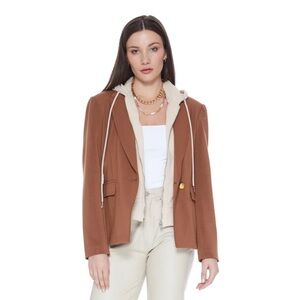 Blue Revival HelenDouble Breasted Blazer - Toffee
